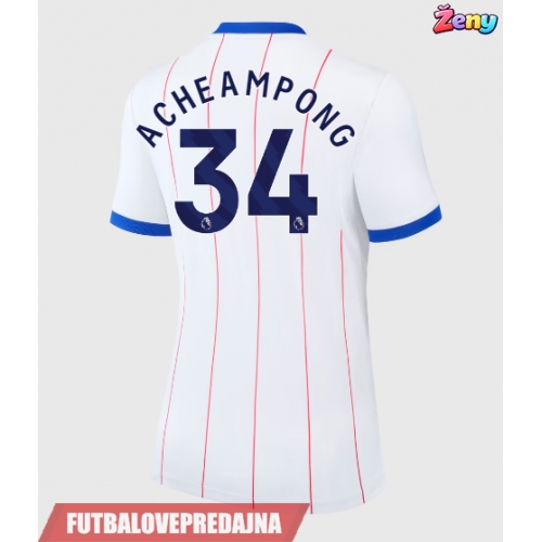 Lacne Ženy Futbalové dres Chelsea Josh Acheampong #34 2026-27 Krátky Rukáv - Tretina